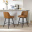 Tabourets de comptoir modernes rembourrés, pour bar et salle à manger de style contemporain-256875783-243347390