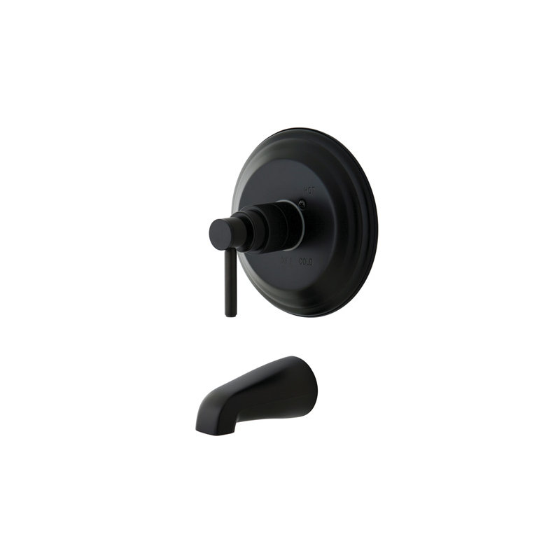 South Beach Single Handle Wall Mounted Tub Spout Trim, Oil Rubbed Bronze