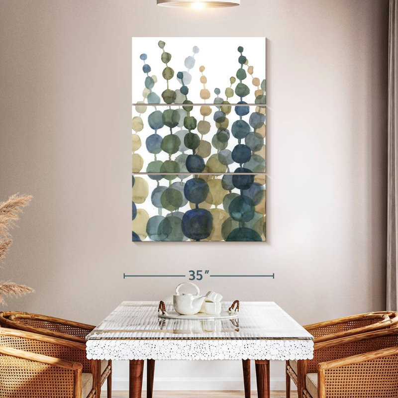 Avery Pompom Botanical II, 50" H x 32" W