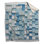 Blue White Rectangular Blocks Blankets