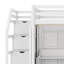 Lit mezzanine double très grand avec escalier de rangement et lit escamotable double avec lumière DEL, lit escamotable avec bureau