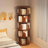 5 Tier Rotating Bookshelf, 360° Display Round Spinning Bookshelf-877310332