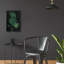 «Palm Botanical 1 Black» par Julia Purinton, art mural en verre acrylique-1105266530