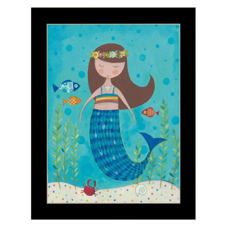 «Under The Sea», art mural encadré pour le salon et la maison par Bernadette Deming