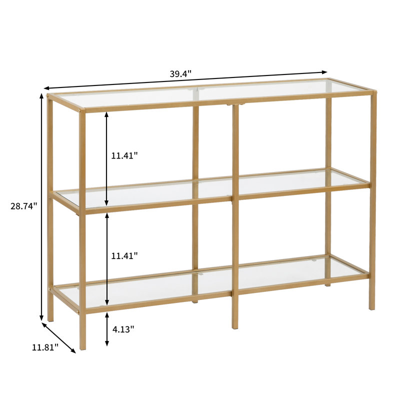 Console Kimberlye, H 28,74 po x l 39,37 po x P 11,81 po