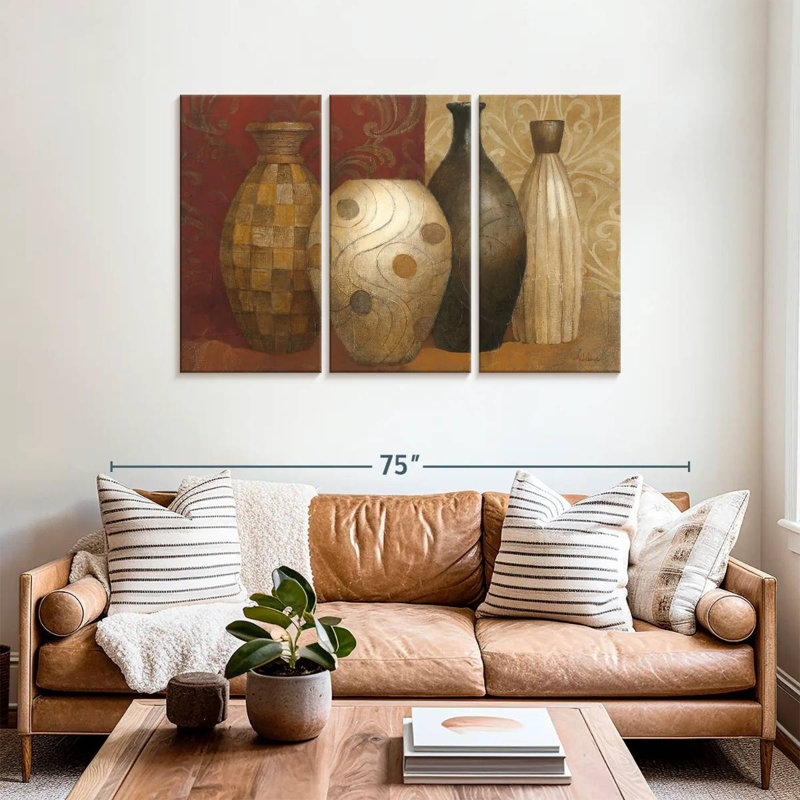 Senne Timeless Vessels, 36" H x 57" W
