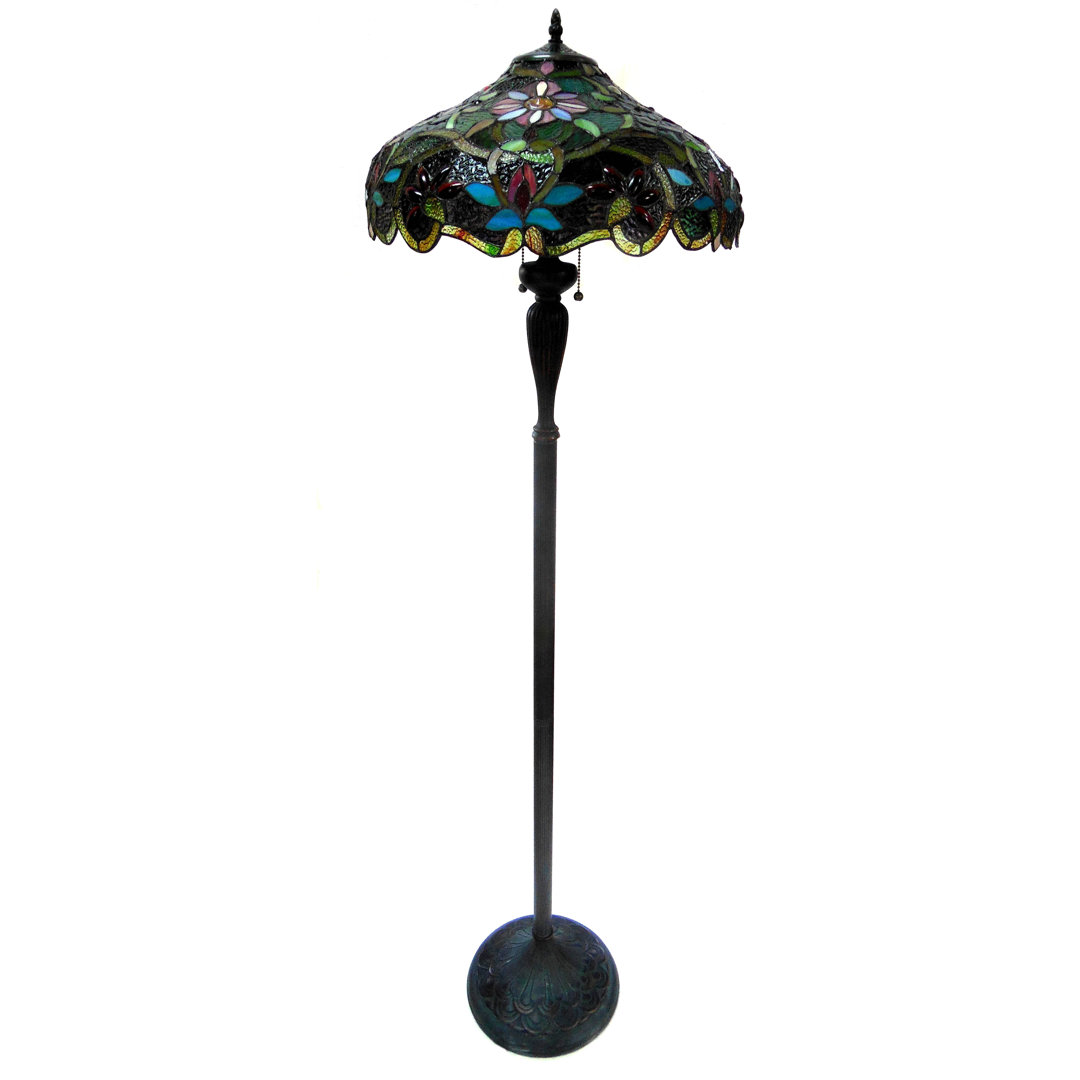 Laurie 64'' Antique Bronze Traditional Floor Lamp Astoria Grand