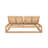 Caldas Double Chaise Lounge - Silver-120338487