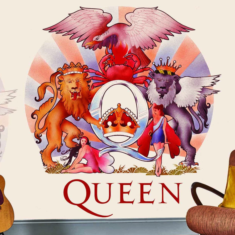 Queen Crest 2.5m X 50cm Matte Wall Mural