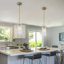 Mini-lustre suspendu en cristal de cristal 1 lumière Onstott