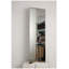 Miroir de 65 po x 22 po avec lumières intégrées, conception murale sans cadre, argent