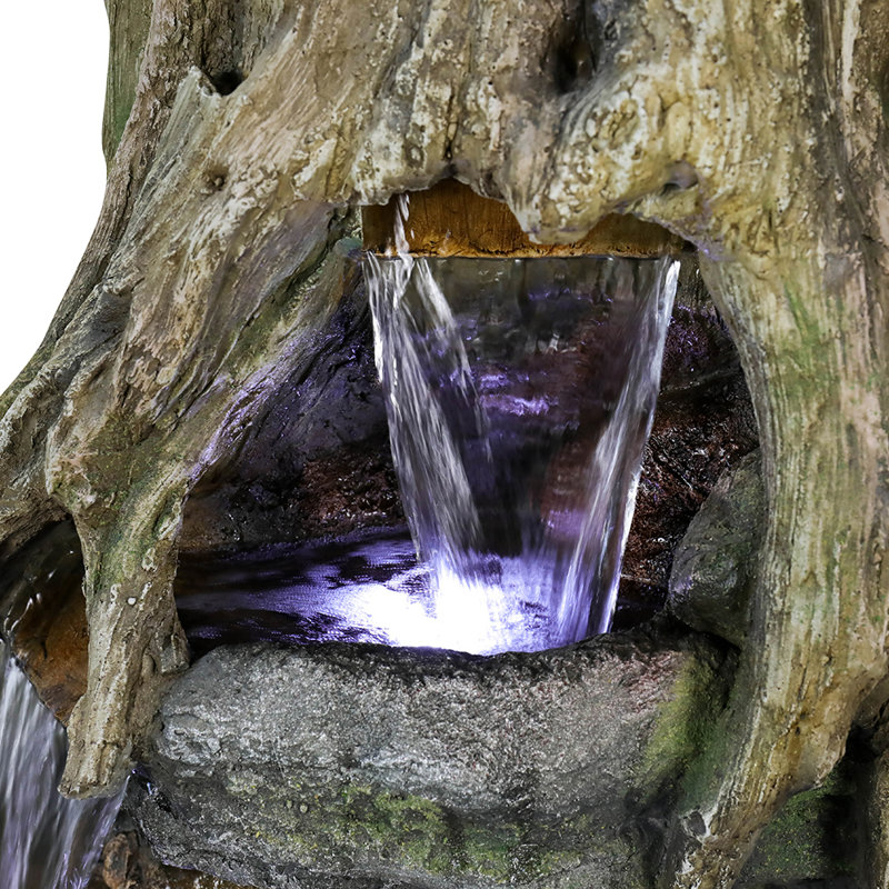Fontaine en pierre naturelle avec lumière Craigjames