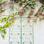 71 treillis de jardin en métal 71 po x 19,7 po, support de fleurs d'extérieur rouille, assemblage facile, fabrication, pour jasmin, concombre, vignes de pois, paquet de treillis 71 po x 19,7 po, plantes antirouille, structure, matinée