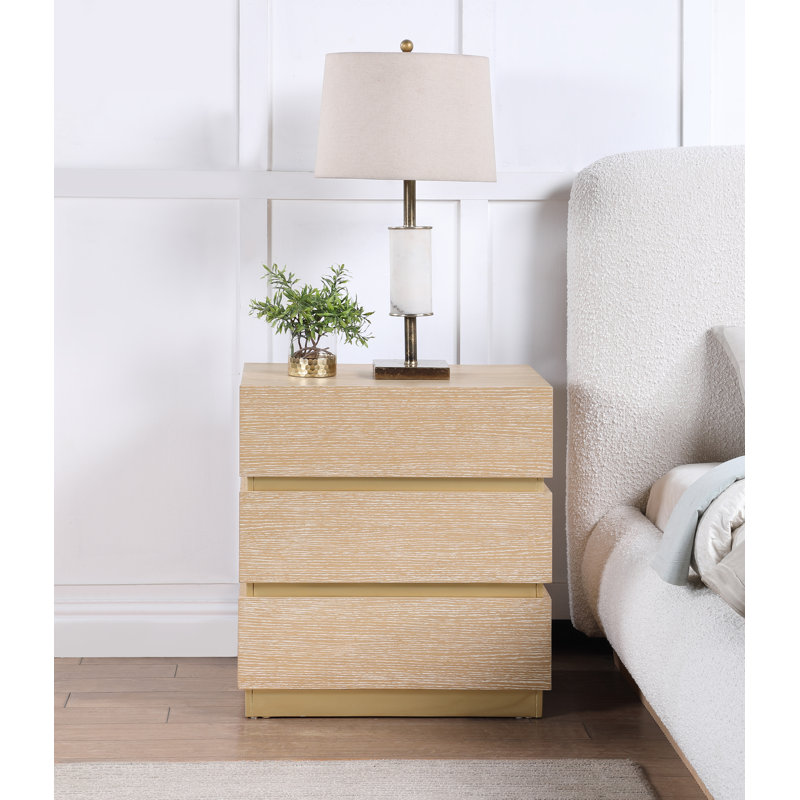 Table de chevet Zaylan, Naturel