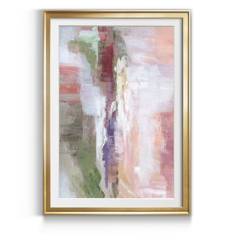 Strawberry Fields - Cadre photo, reproduction d'art sur papier, Doré, H 30,5 po x l 42,5 po x P 1,5 po