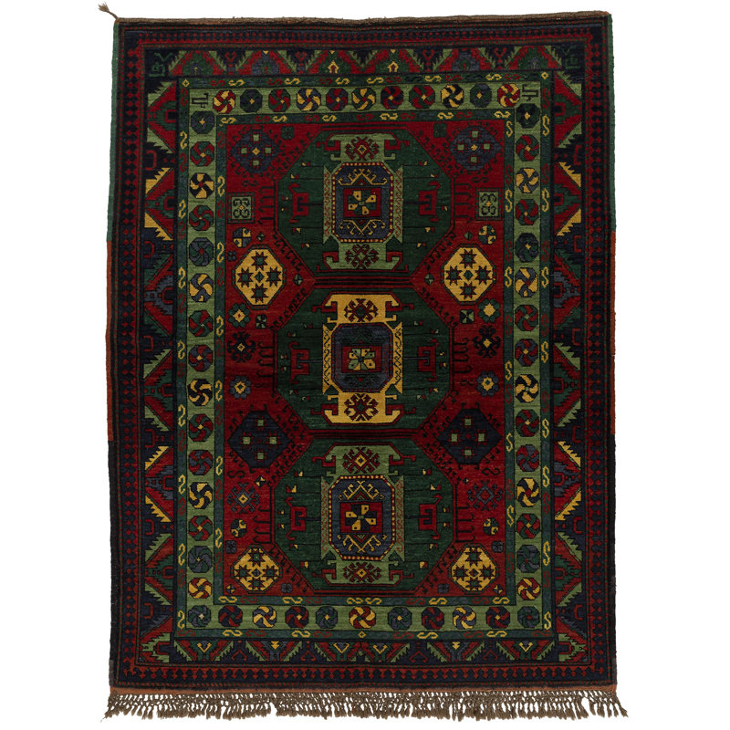 One-of-a-Kind 5' X 7' Hand Knotted Area Rug