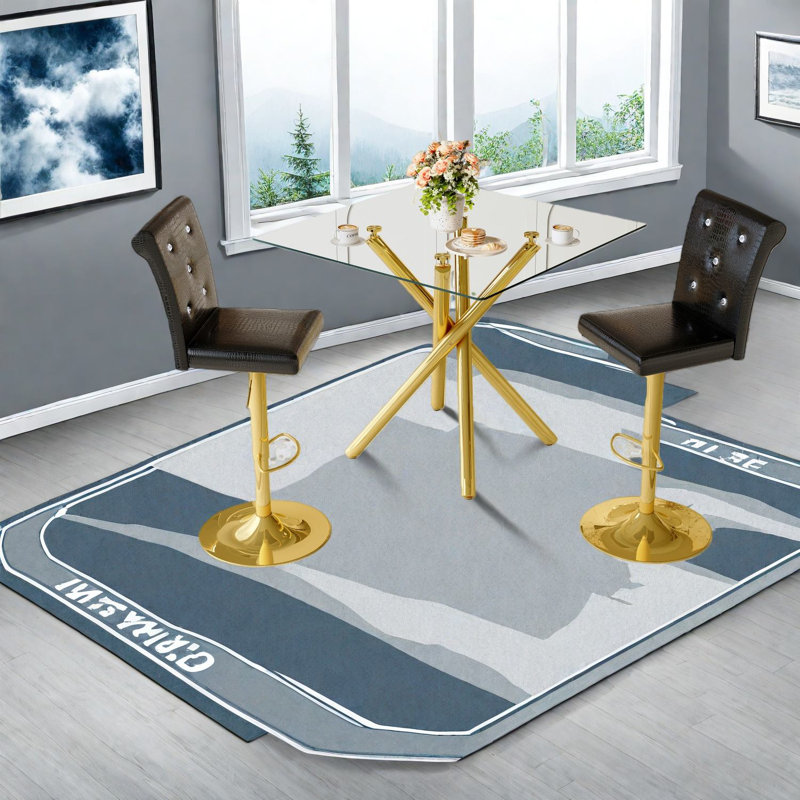 Ensemble de bar moderne et compact avec tabourets réglables pour la maison
