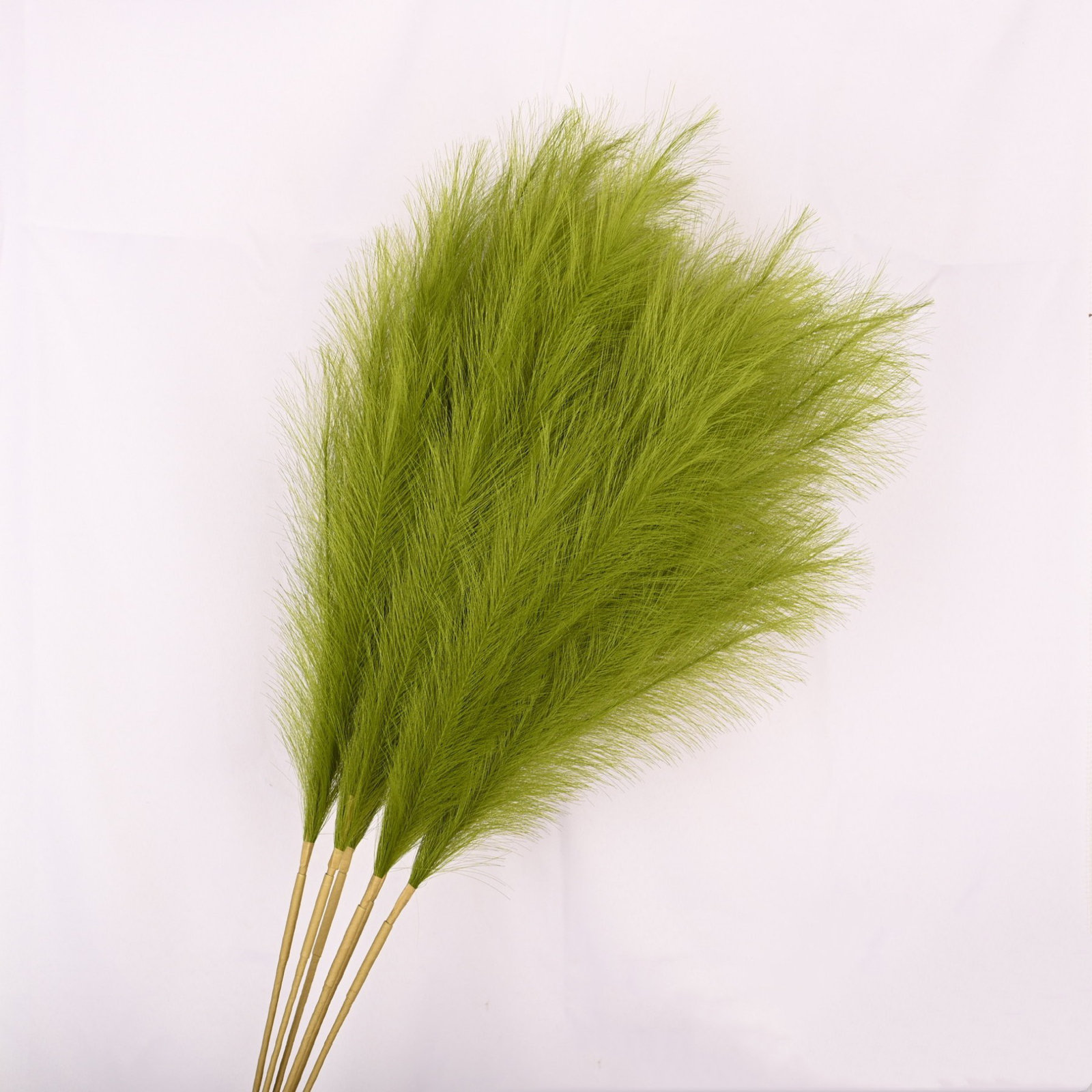 Silk Pampas Grass Arrangement, Green, 43"H x 8"W