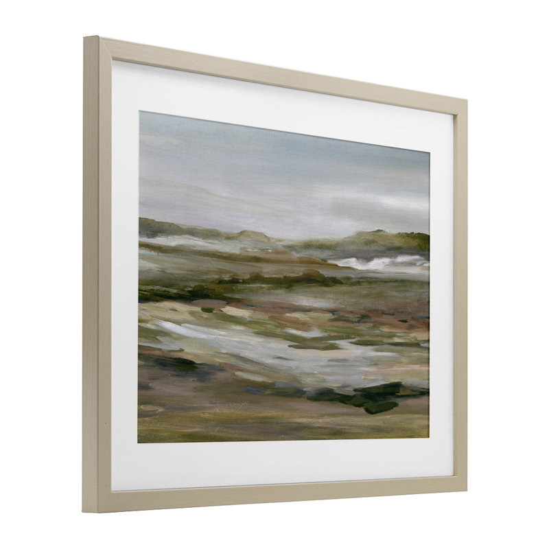 «Natural Meadow», reproduction d'art encadrée sous verre par Horizon, H 13 po x l 16 po, Récolte de pin sous cadre en verre