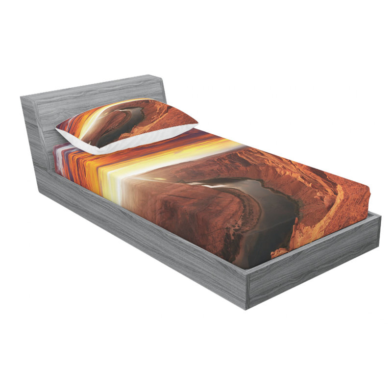 Microfiber Sheet Set, Twin XL Sheet Set with Fitted Sheet