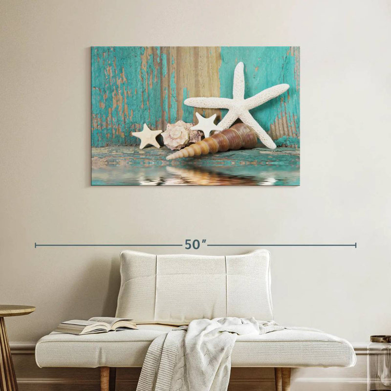 Aletra Seashell Treasures, H 26 po x l 39 po