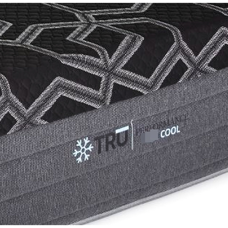 Matelas pour grand lit de 14 po avec mousse à plateau lisse, sommeil ultra-confortable et frais, housse glacée, cuivre incorporé de 3 po, gel, argent, graphite pour une atténuation du débit d'air optimisée