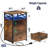 LED Night Stand Wireless Charging and Wood Drawers, Charging End Table-1545350387