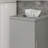 Toilet Paper Cabinet, Small Bathroom Corner Floor Cabinet with Doors and Shelves, Thin Storage Bathroom Organizer-1231254186