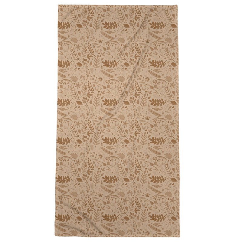 Bath Towel, Medium Brown, Microfiber