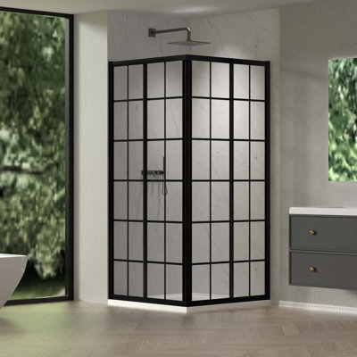 Smooth Sliding Shower Door with Durable Handle and Anti-leakage Function