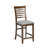 Lykes Dining Table Set, Wooden Dining Square Table Set for 4, Square Table and 4 Upholstered Chairs-829503046