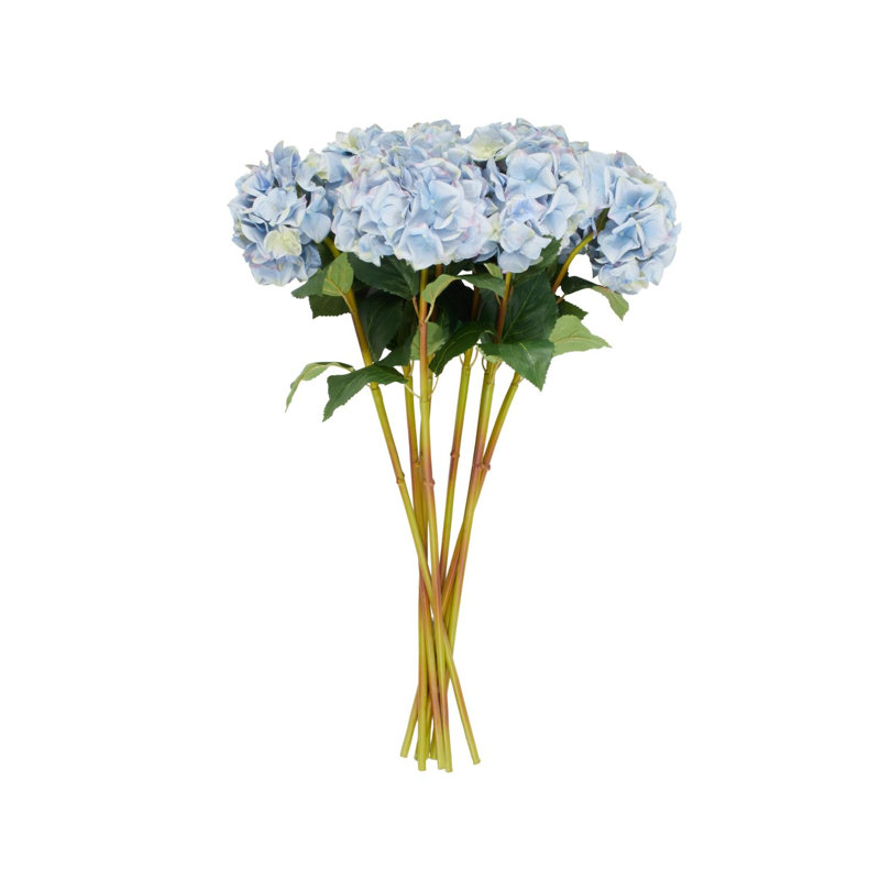 Tige de fleur artificielle Cole et Grey, Bleu, H 33 po x l 20 po x P 15 po