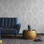 Kwon Damask Metallic Wallpaper Double Roll-584006625