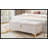 Elegant Upholstered Storage Ottoman,Storage Bench With Metal Legs For Bedroom,Living Room,Fully Assembled Except Legs,Beige