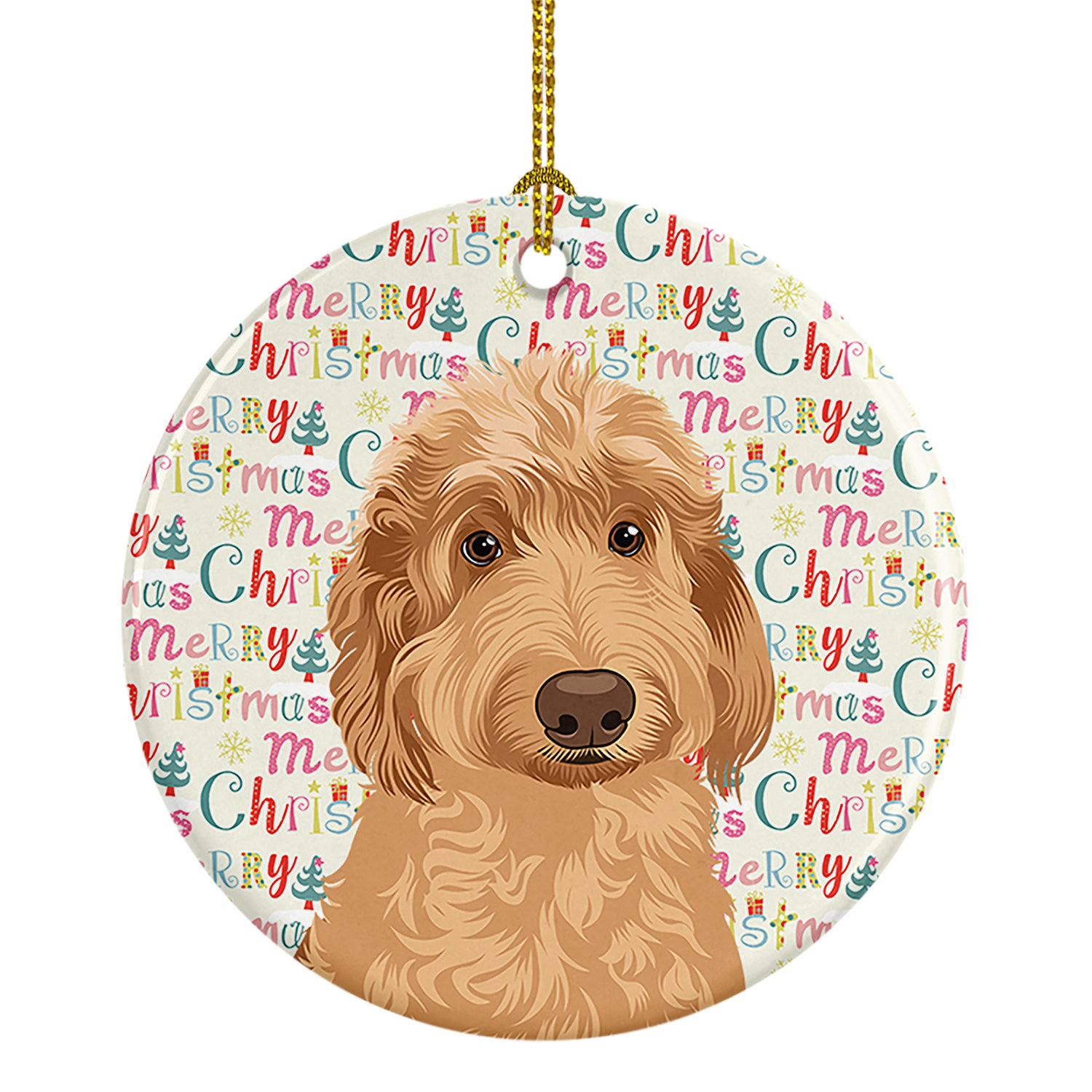 The Holiday Aisle® Doodle Liver Christmas Hanging Figurine Ornament ...