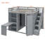 Lit mezzanine double avec garde-robe, bureau et tablettes-1550932796