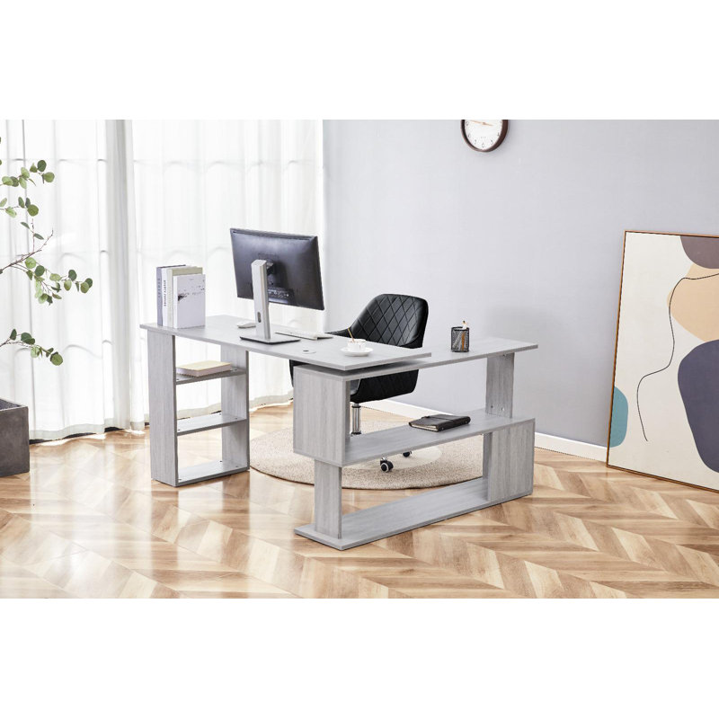 Sherena Piece Computer Desk Office Set, Black