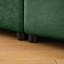 Eliezer 2-Seater Chenille Sectional Sofa with Ottoman-1477551619