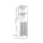 A 52-Foot-Tall White Linen Tower Bamboo Storage Cabinet, Suitable For Main Living Spaces Such As Bathrooms, Bedrooms, And Living Rooms.-47253786-47253780