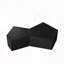 2-Piece Irregular Pentagon Nesting Coffee Table Set – Black