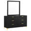 Commode 6 tiroirs avec miroir Olivier