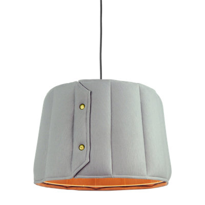 Coil 1 - Light Grey Unique/Statement Pendant