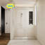 Porte de douche coulissante simple demi-cadre l 56 à 60 po x H 74 po-111837198