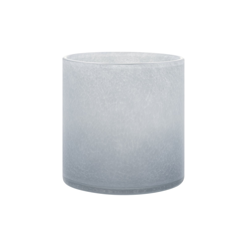 Ouragan de table en verre SAGA, Alizé (bleu), H 4,7 po x l 4,7 po x P 4,7 po