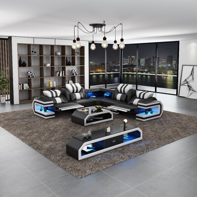 European Furniture LED-87770-BW-DRR