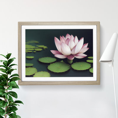 Effervescent Lotus Flower - Single Picture Frame Painting
