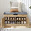 Upholstered Shoe Storage Bench-87804738