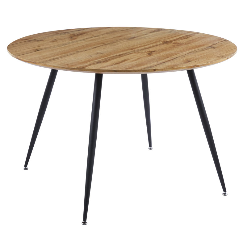 Antigua Round Metal Base Dining Table