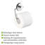 Vacuum-Loc Milazzo Wall Mounted Toilet Paper Holder