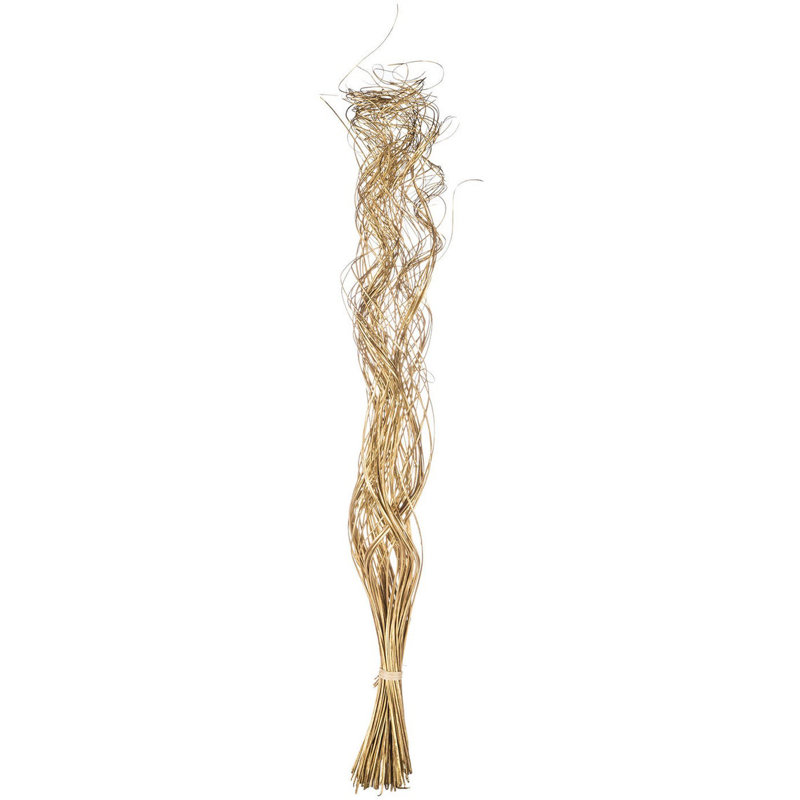 Silk Curly Ting Arrangement, Gold